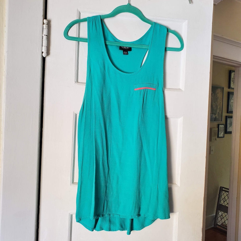 Prabal Gurung for Target Teal Tank Top